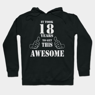 18th Birthday Get Awesome T Shirt Made in 1999 Hoodie